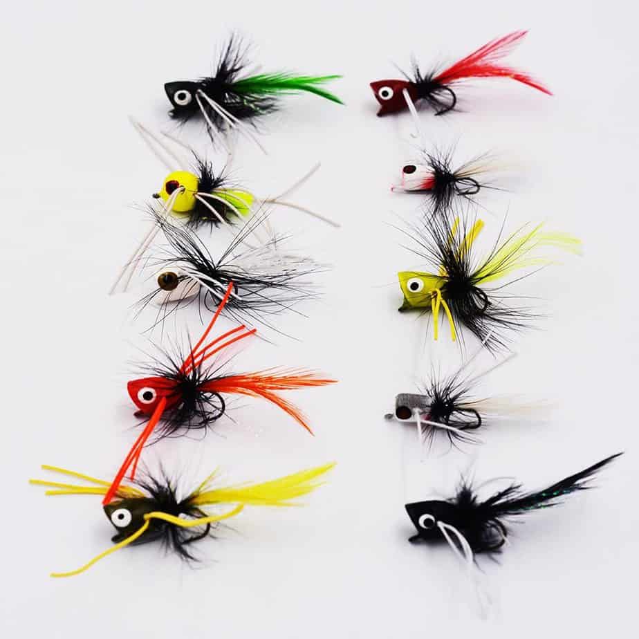 fly fishing bass poppers
