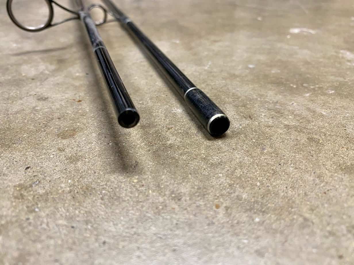 two-piece fishing rod