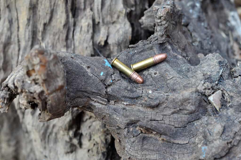 .22 LR is effective to 150 yards or 140 m., though practical range tends to be less.
