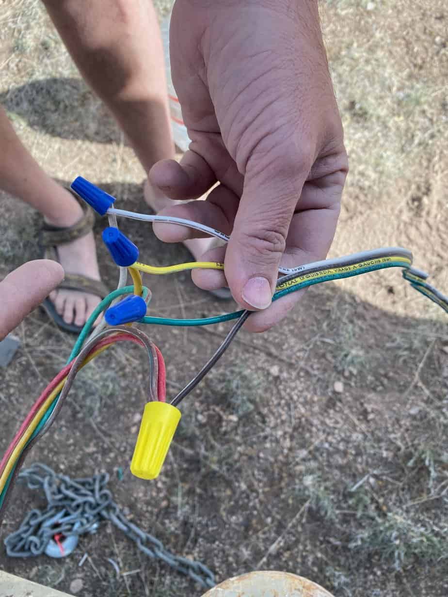 wiring on the trail
