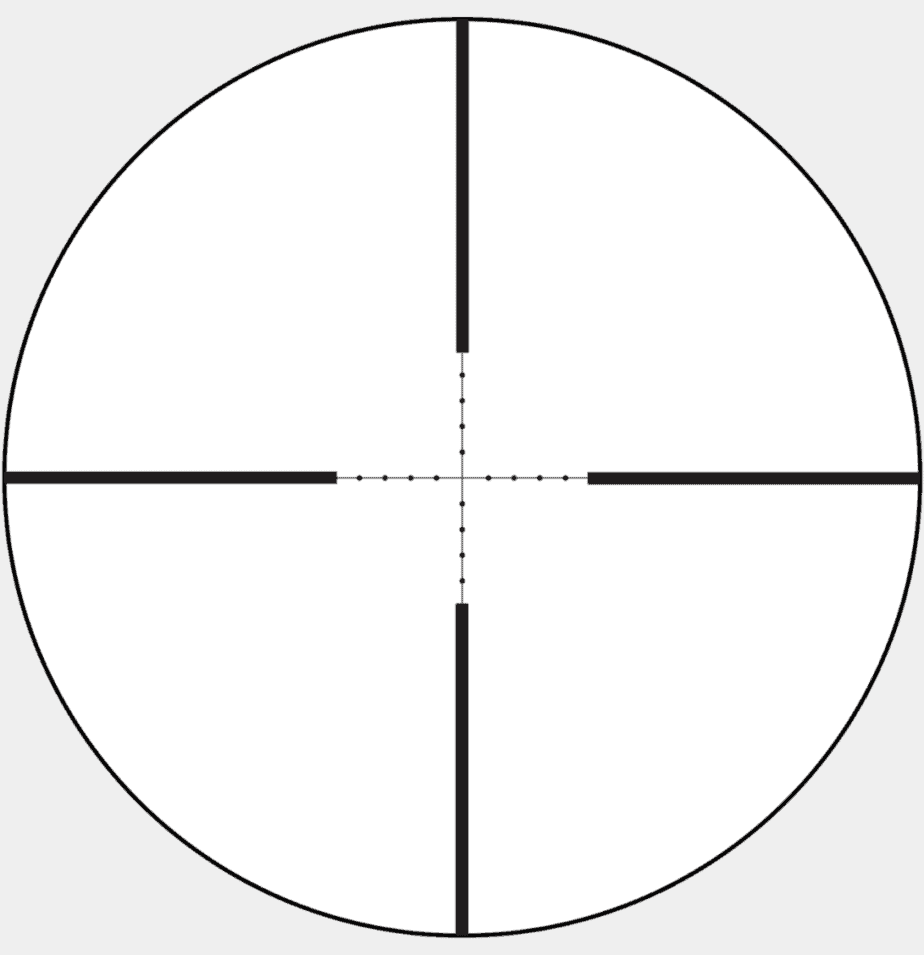 mil dot reticle