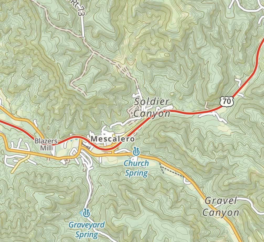 topo map